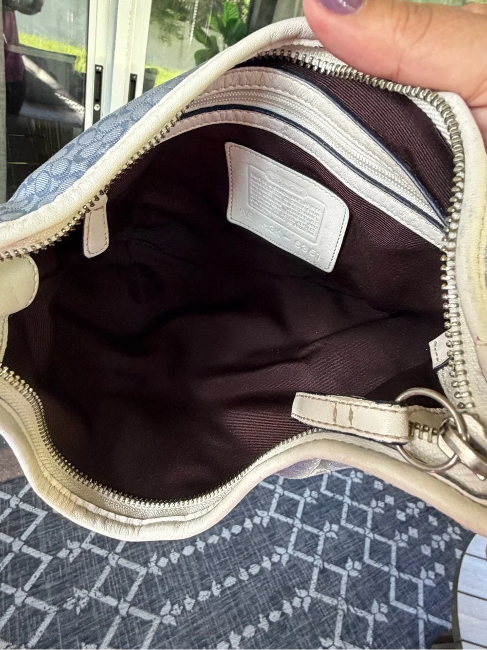 Y2K Coach Baby Blue Mini SoHo